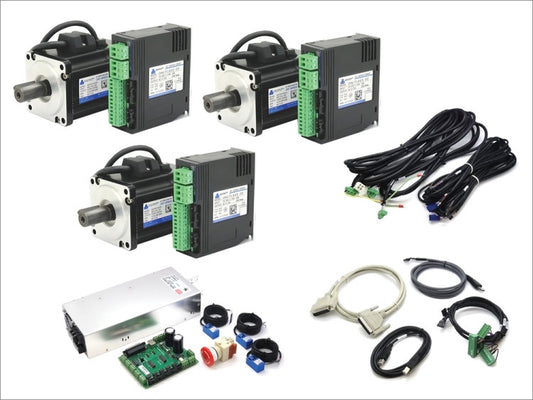 3 Axis 0.4kW DYN2 AC Servo CNC System